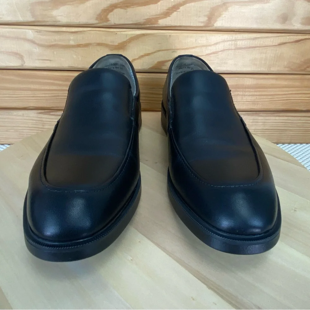JOHNSTON & MURPHY MADDOX XC4 Men’s 9 US Slip-on WP Loafers Black Leather Shoes
